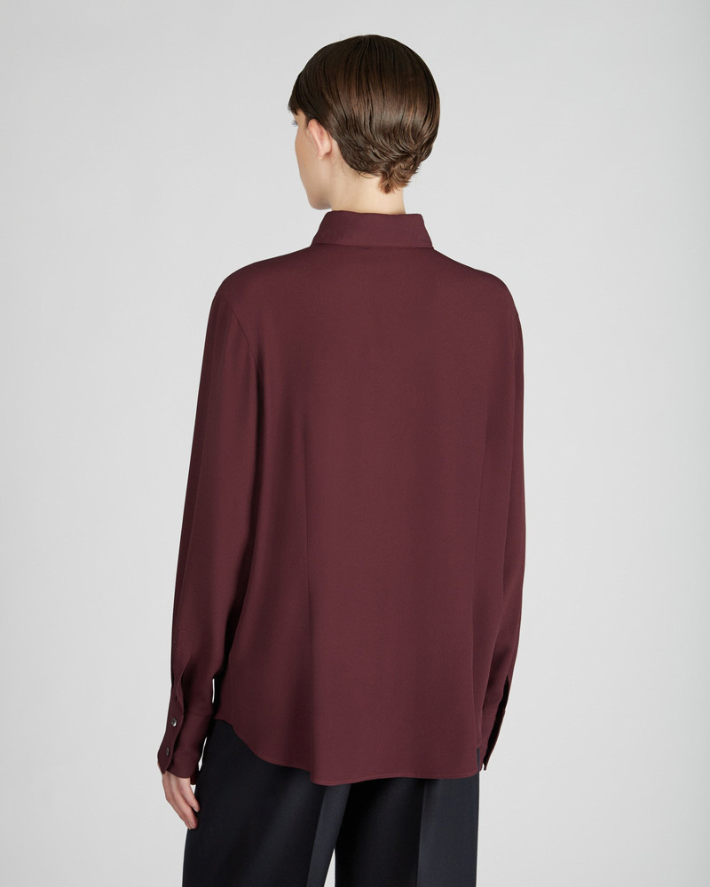Silk and acetate crêpe de chine slim fit shirt 3
