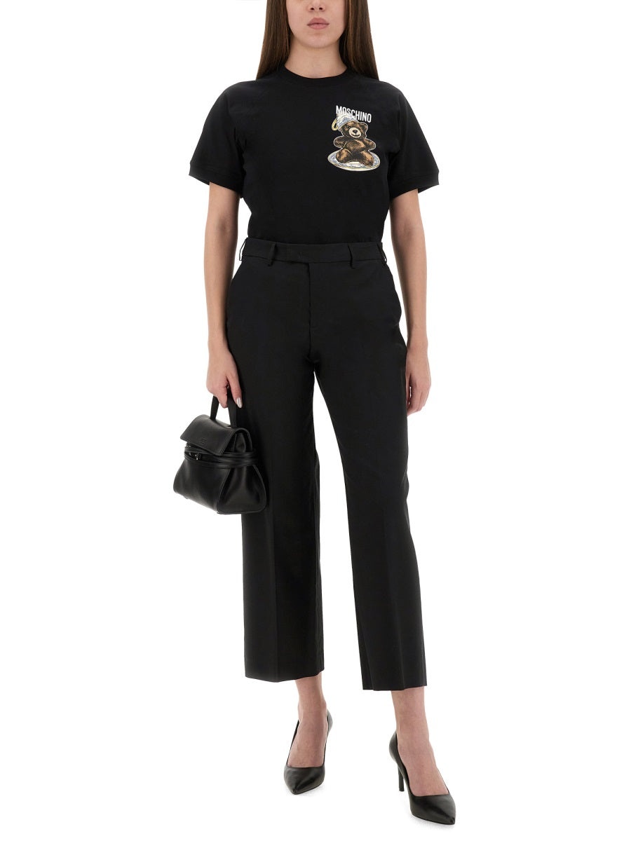 Moschino Women T-Shirt With "Teddy" Print - 4