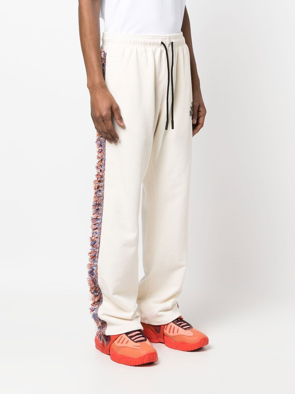 fringe-detailing jersey track-pant - 3