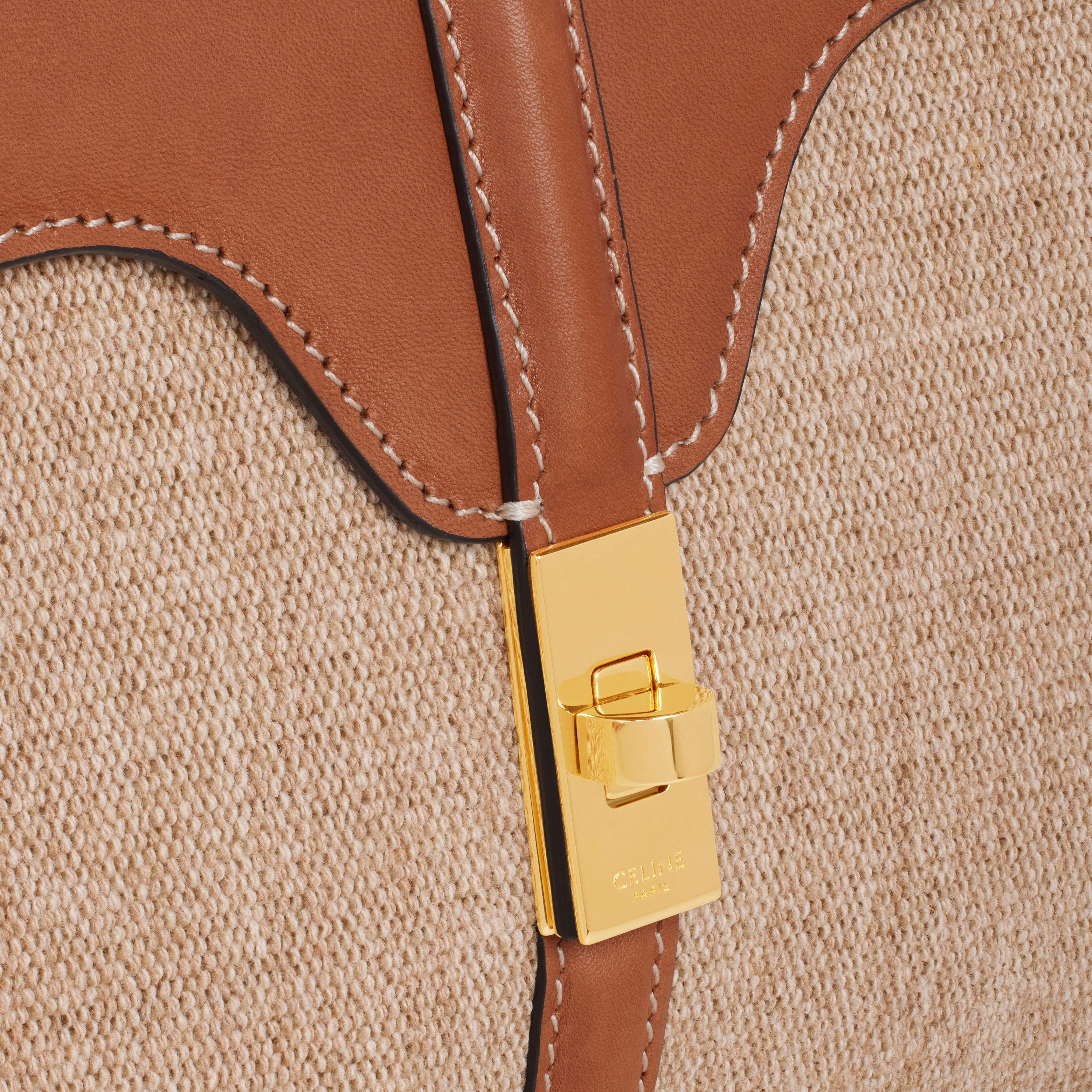 MINI 16 in Textile and natural Calfskin - 5