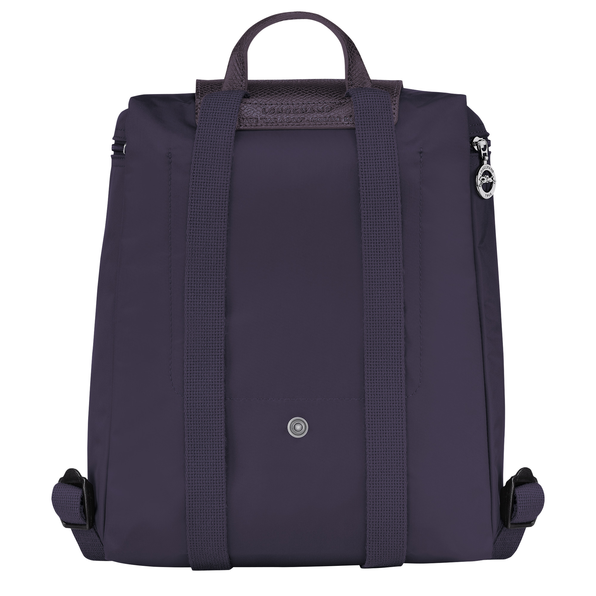 Longchamp Le Pliage Green M Backpack Bilberry - Recycled canvas