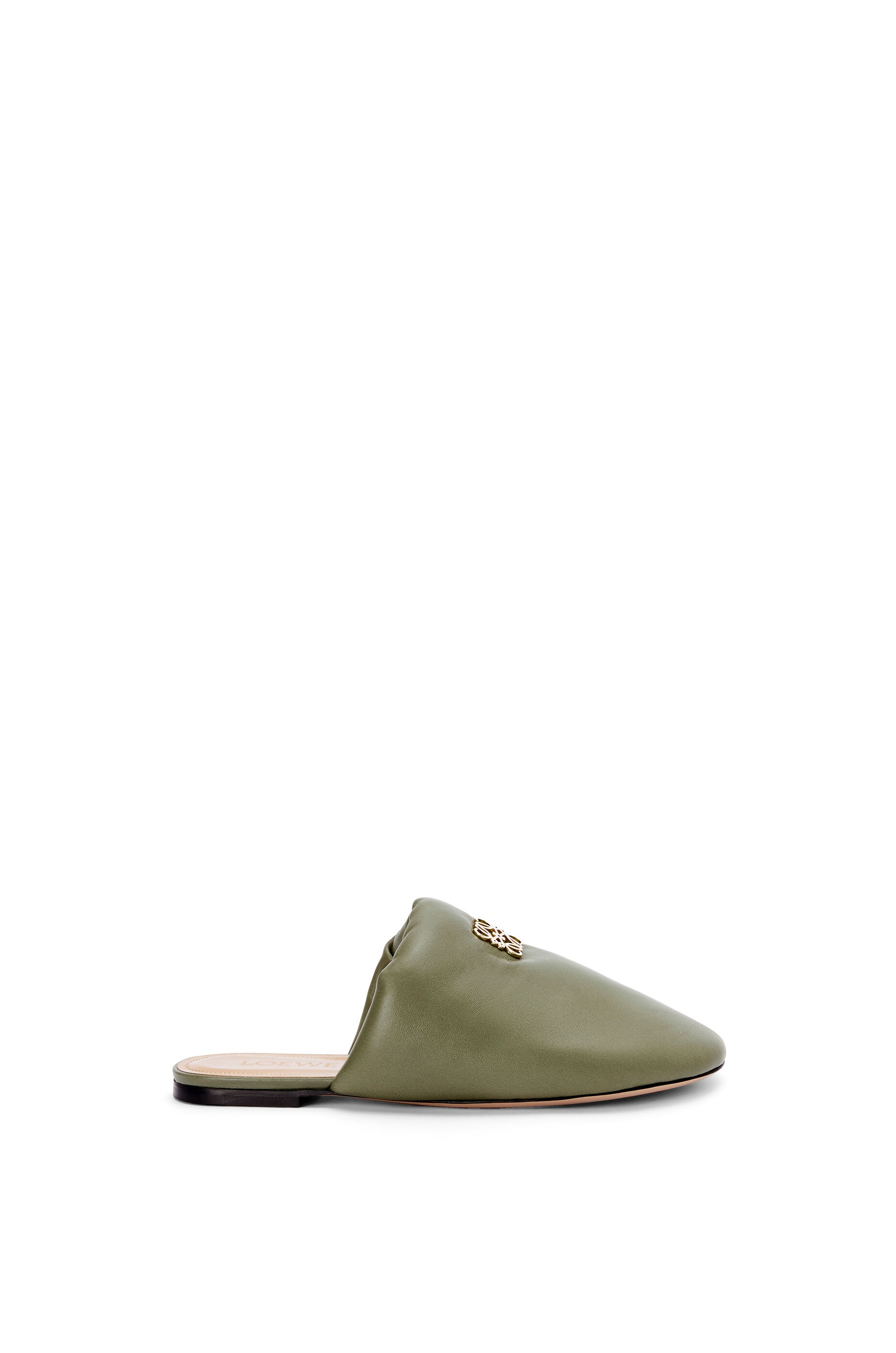 Padded Anagram mule in lambskin - 1
