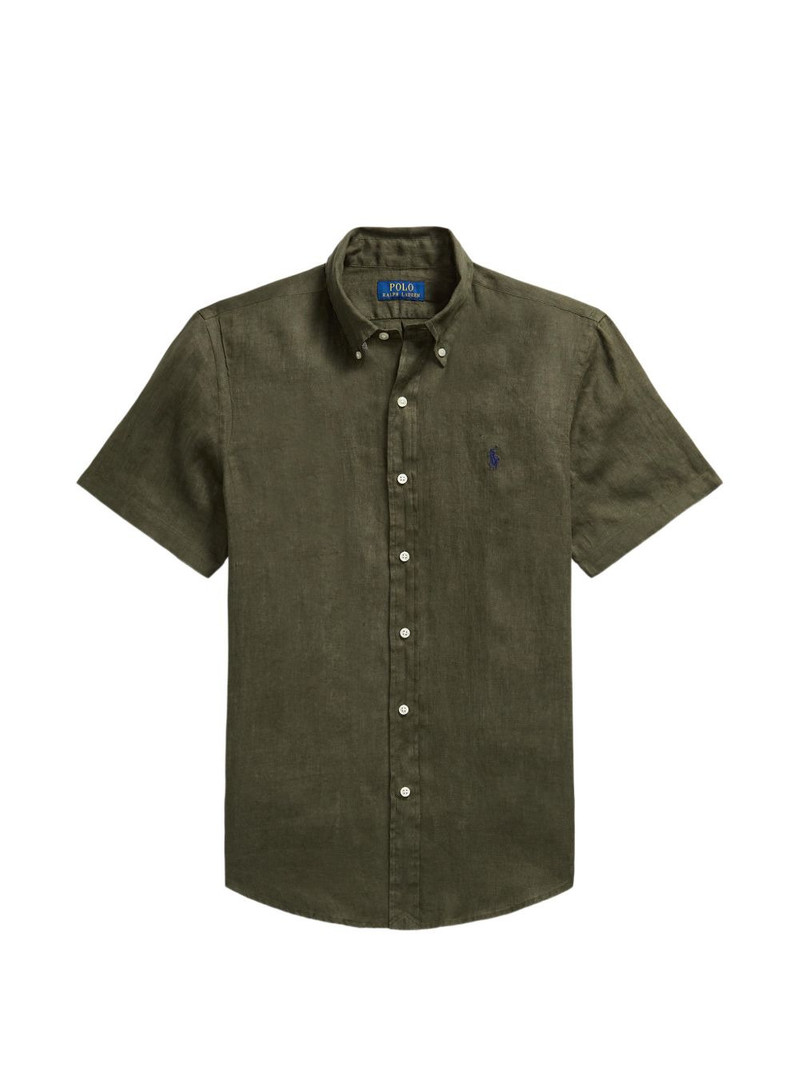 embroidered short-sleeve shirt 1