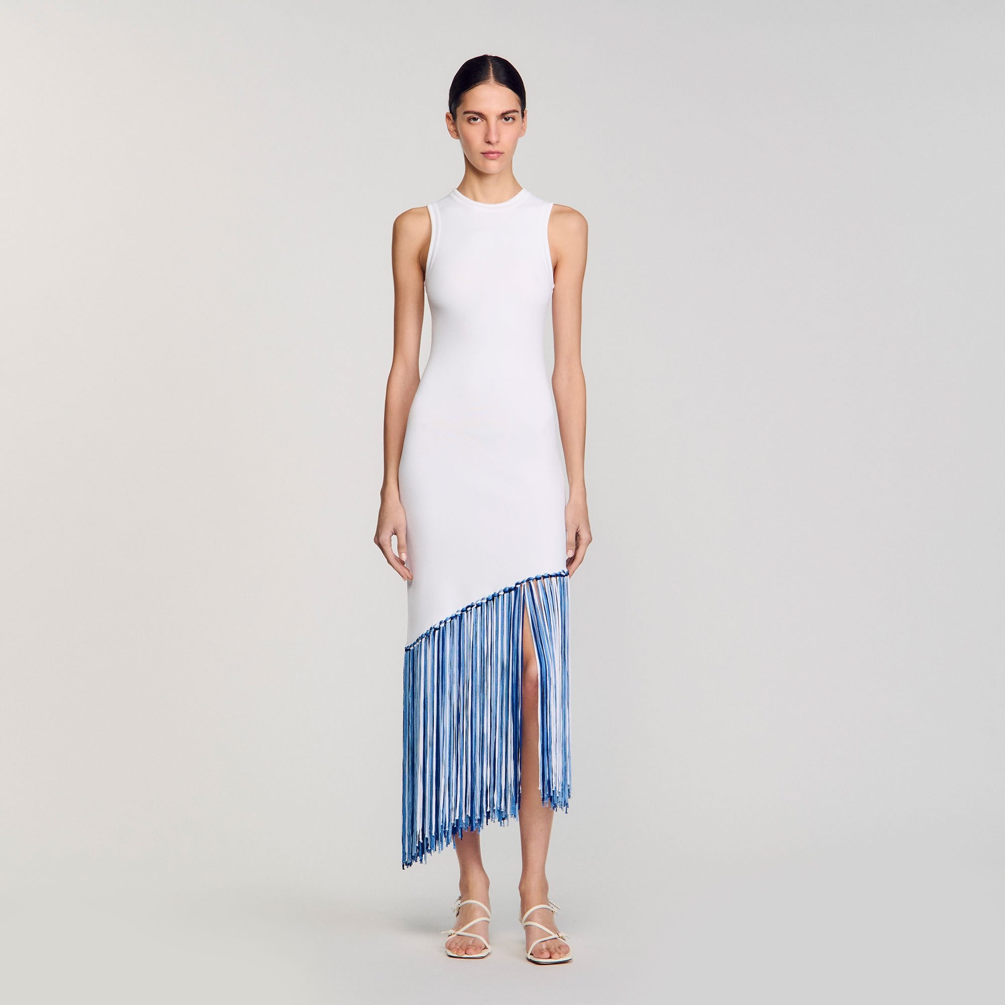 FRINGED MAXI DRESS - 1