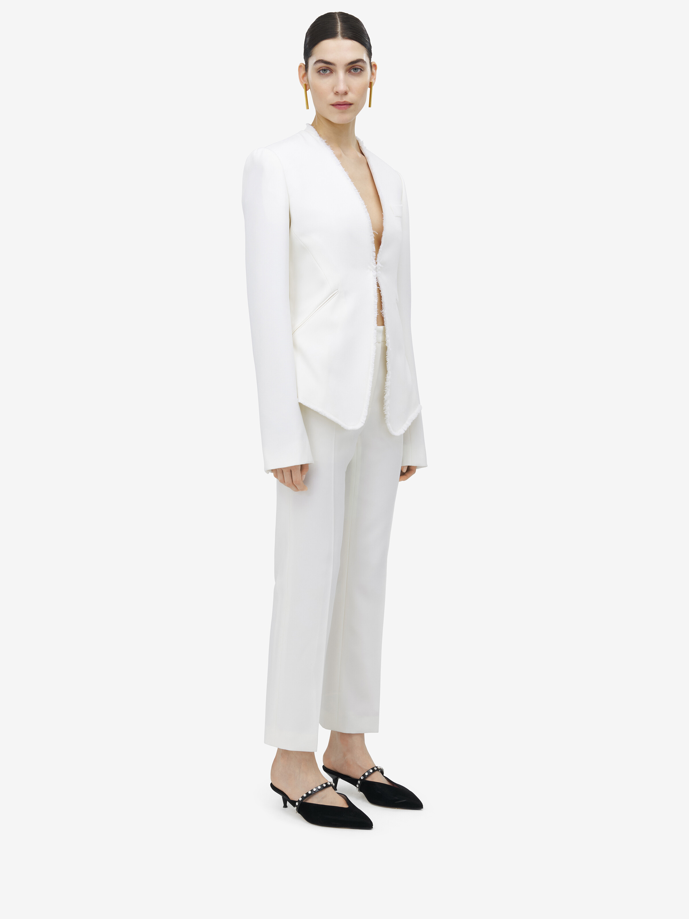 Raw Edge Tailored Jacket - 4