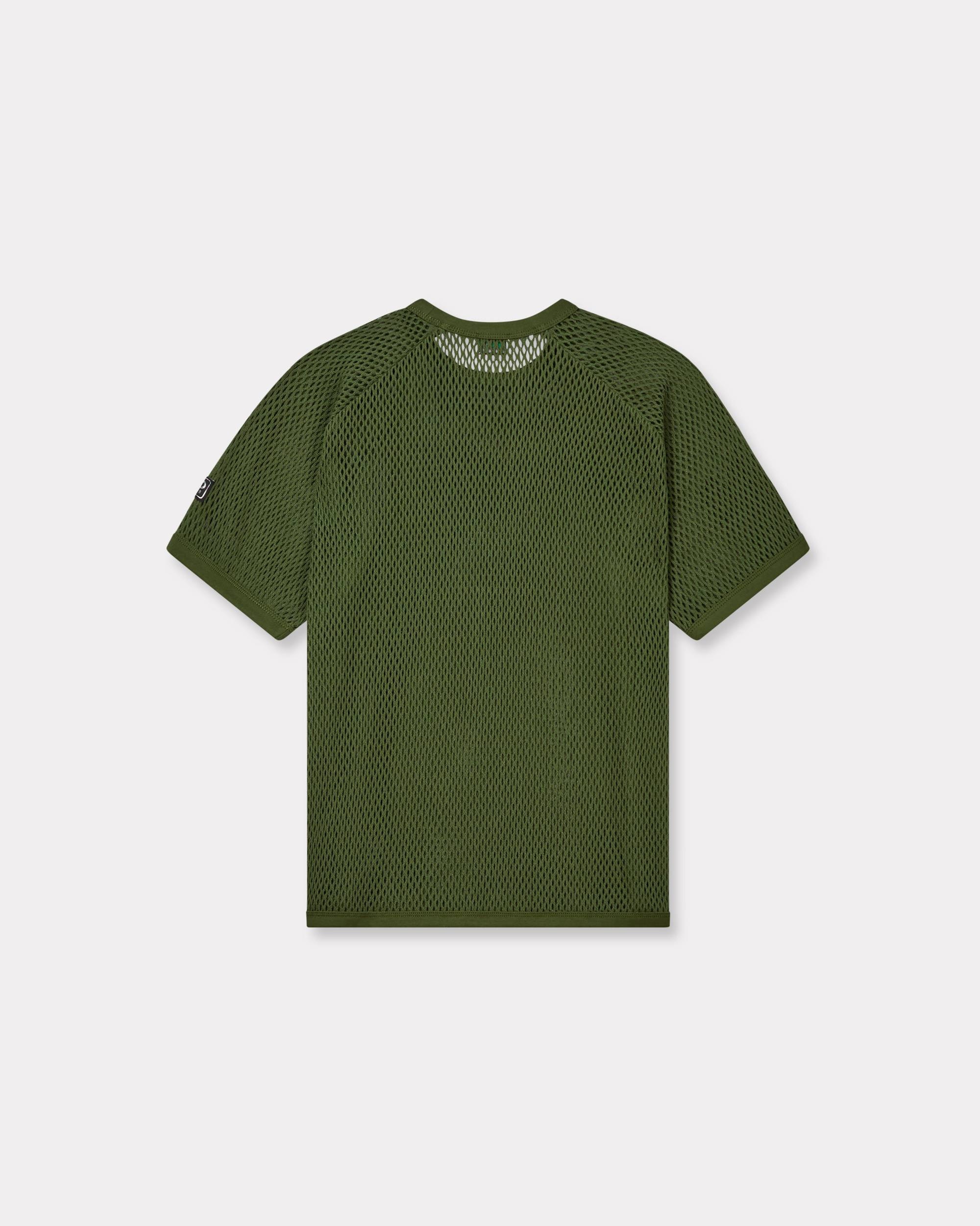 Oversized T-shirt in mesh in cotton - 2