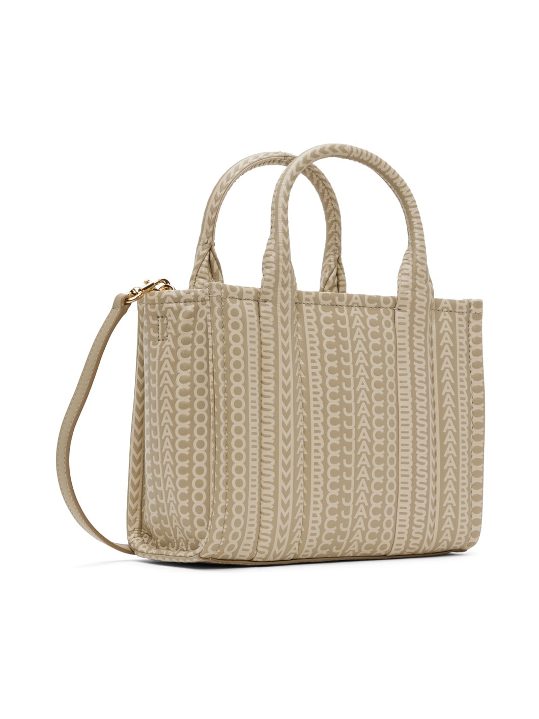 Khaki Mini 'The Monogram' Tote - 3