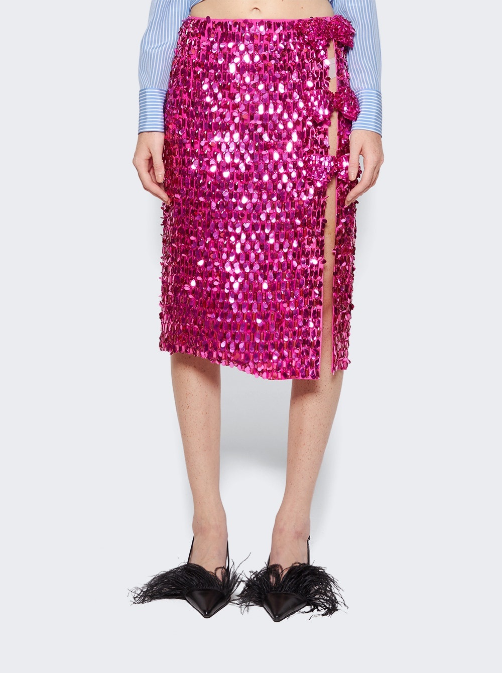 Embellished Skirt Pink - 3