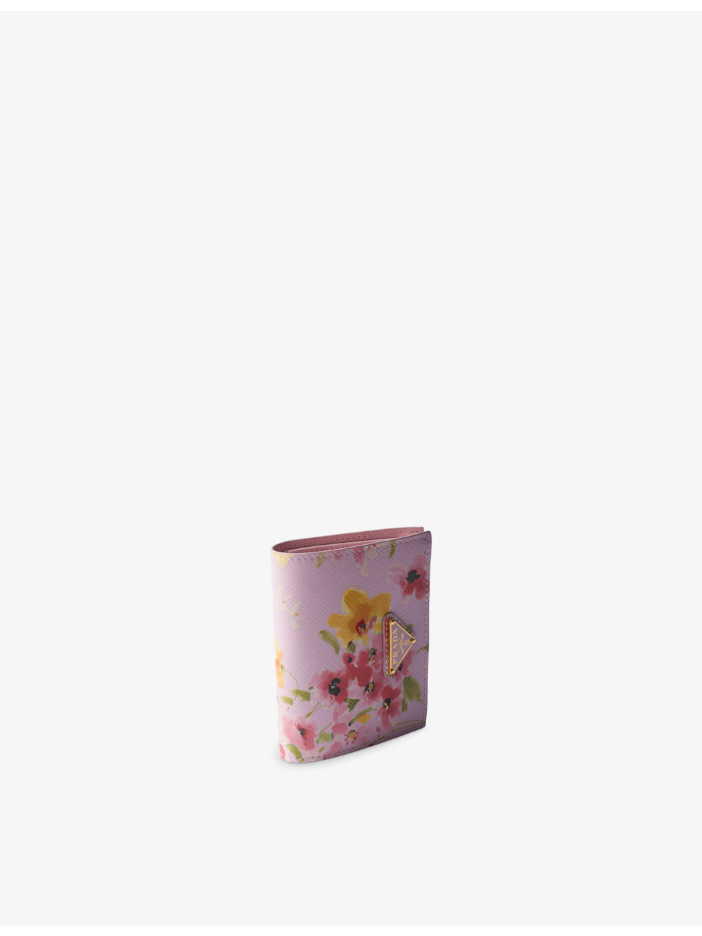 Floral-Print Leather Wallet - 3