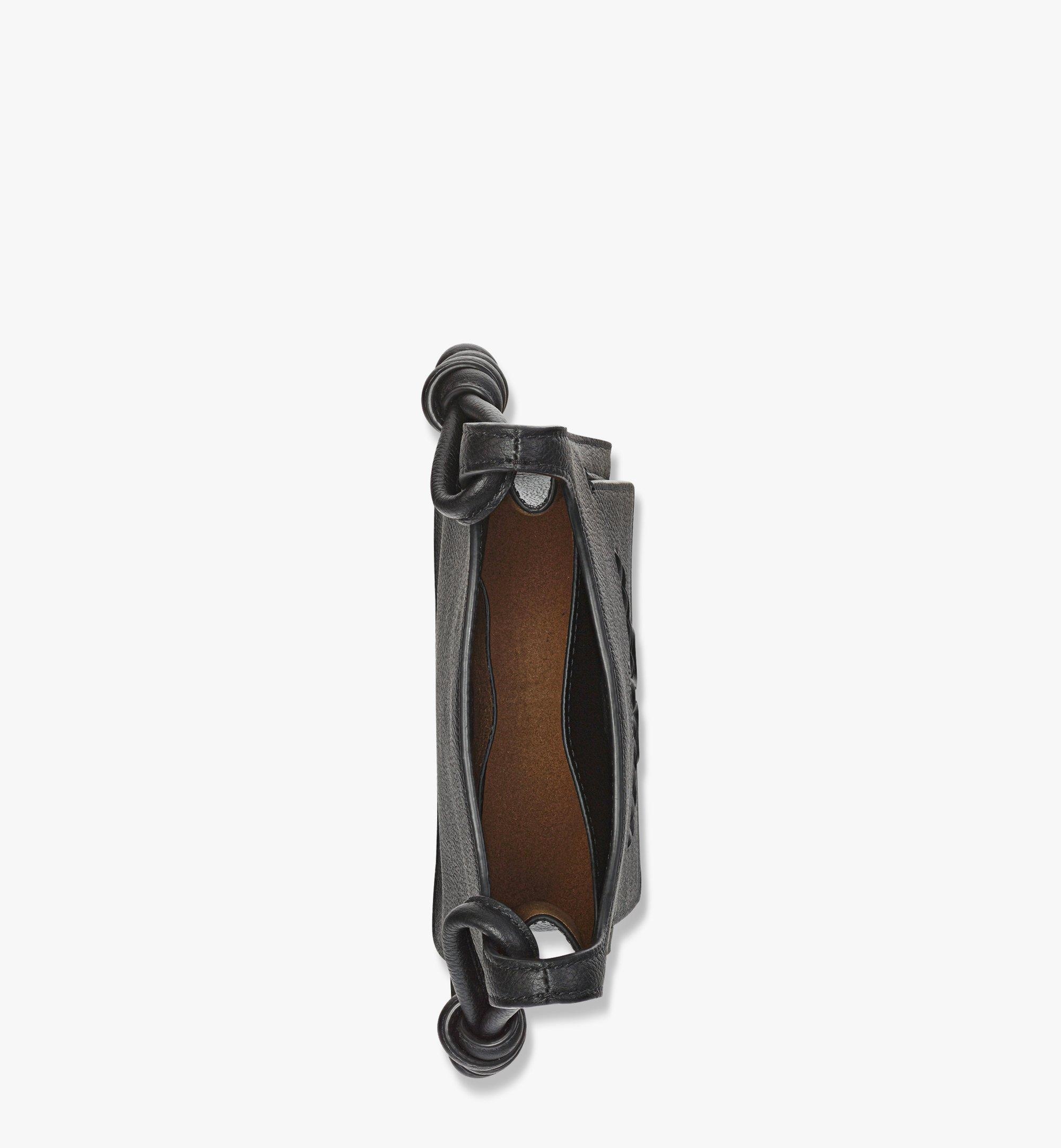 Himmel Hobo in Embossed Logo Leather - 4