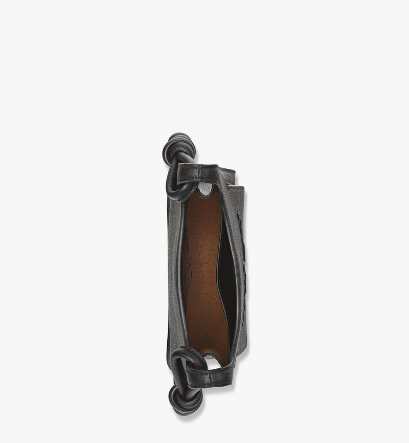 Himmel Hobo in Embossed Logo Leather 4