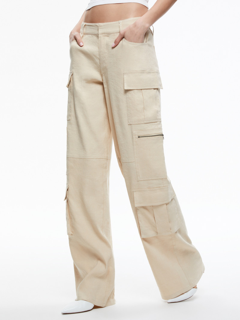 CAY BAGGY CARGO LINEN PANT 2