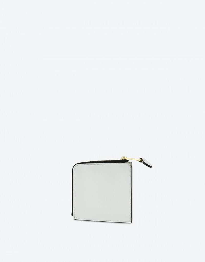 Moschino LEATHER WALLET WITH LOGO outlook