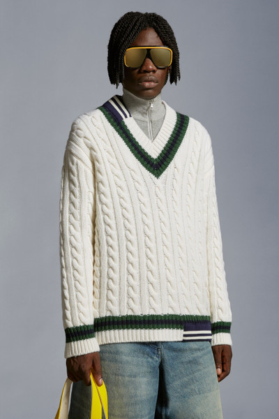 Moncler Wool V-Neck Sweater outlook