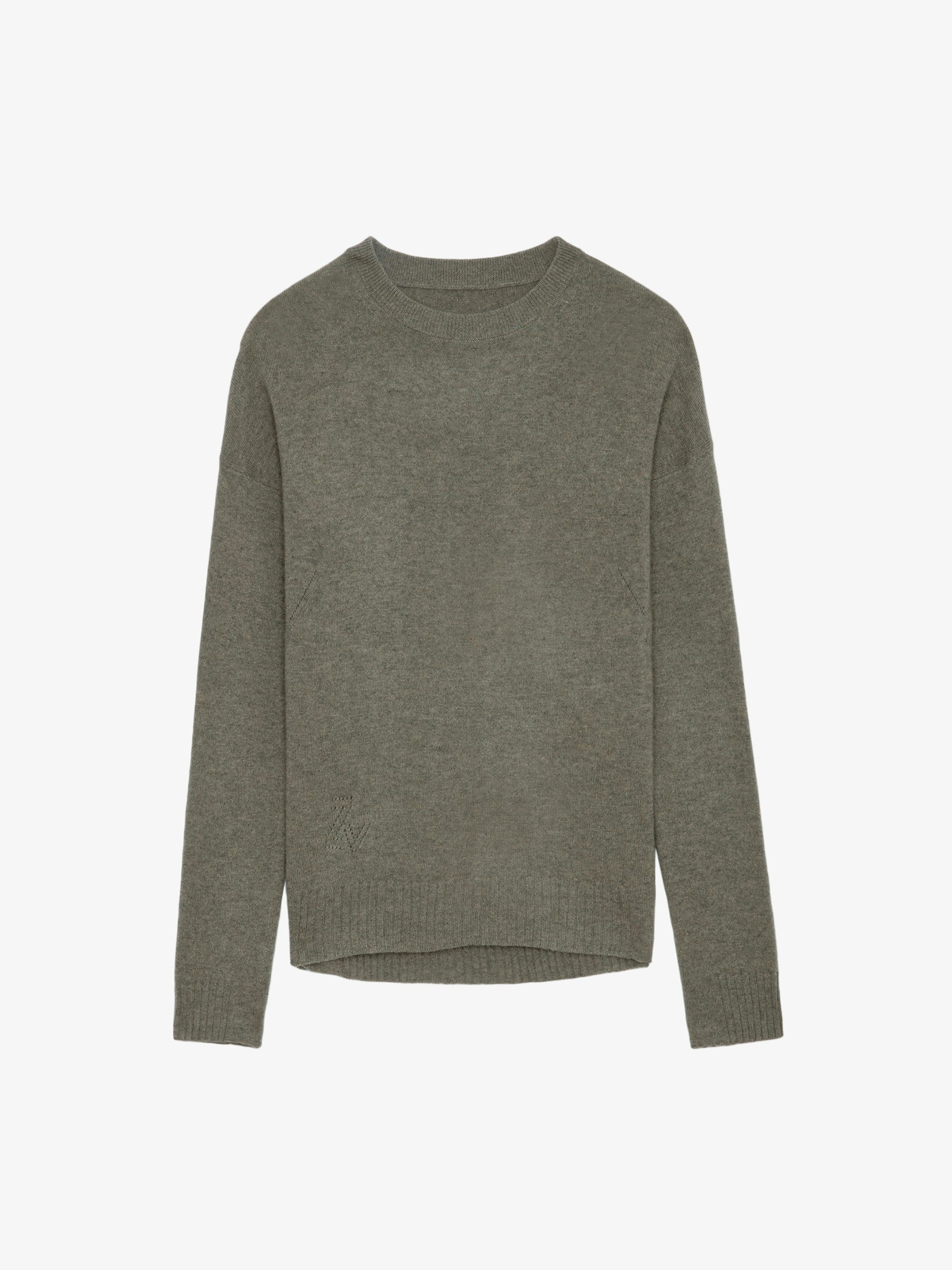 Cici Patch Cashmere Sweater - 1