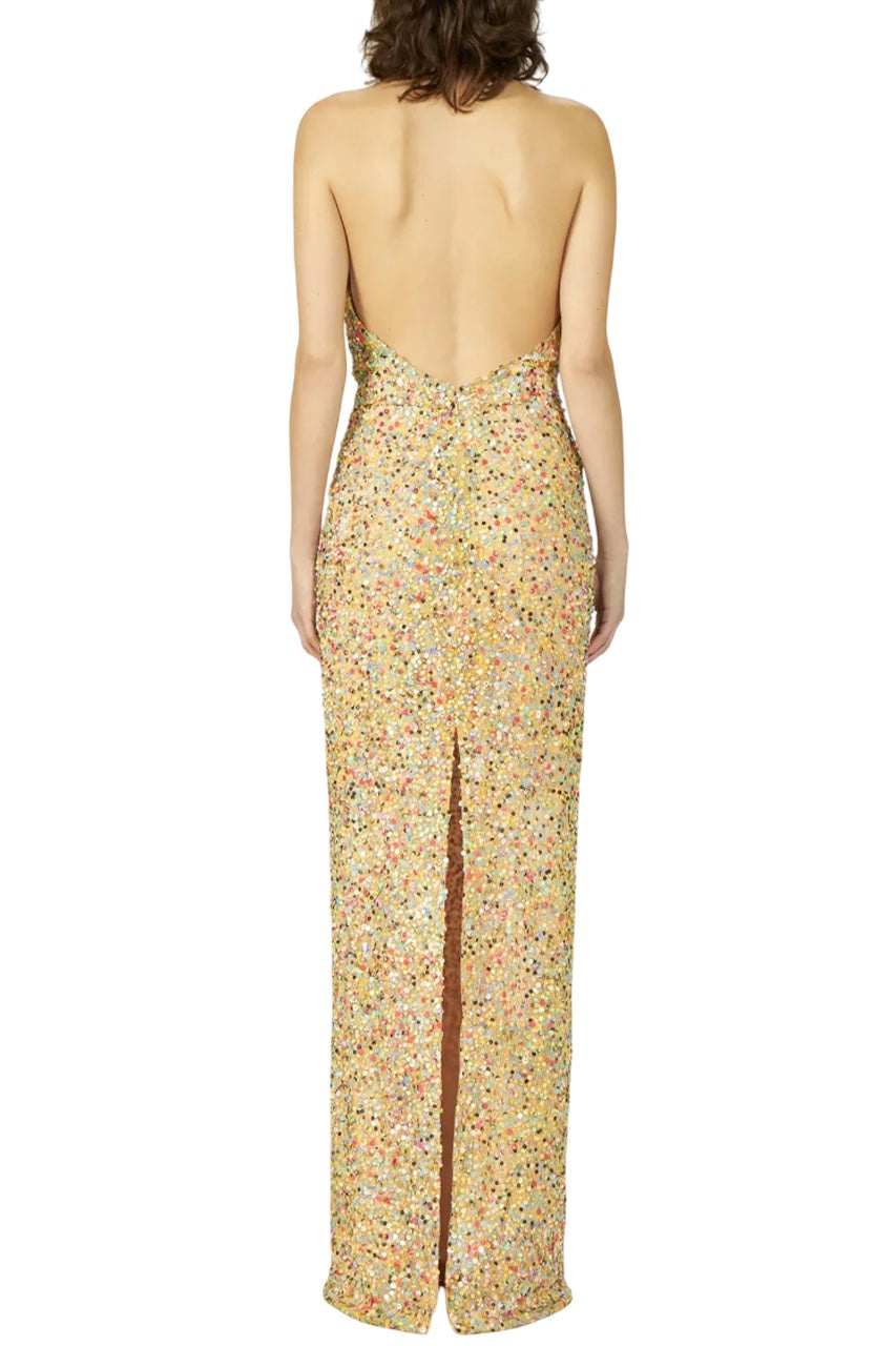 SIMONA SEQUIN MEDLEY GOWN - 3