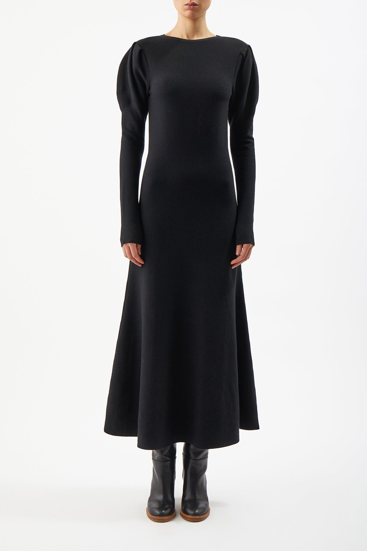 Hannah Dress in Merino Wool - 2