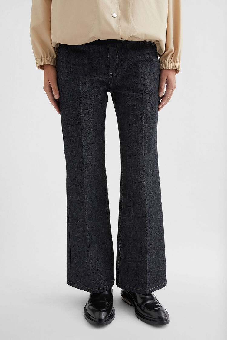 【送料&関税込】Jil Sander Flared Pants JIL SANDER Cropped floral-jacquard flared pants | NET-A-PORTER