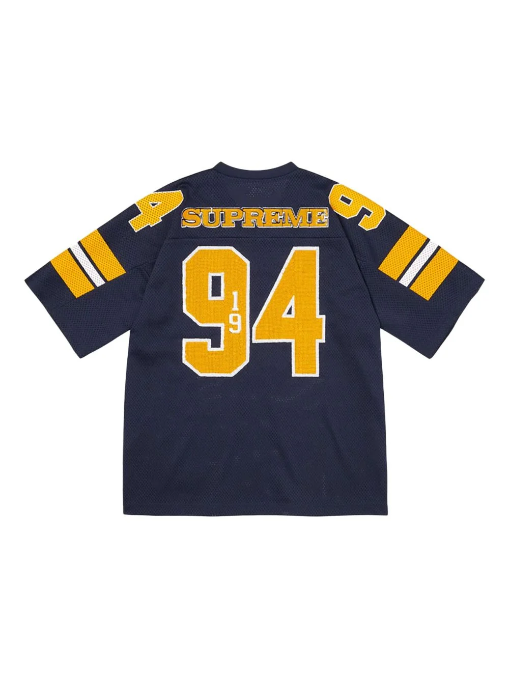 シャツ Supreme Sequin Football Jersey Supreme Sequin Football jersey T-shirt - FW25KN22 NAVY | REVERSIBLE