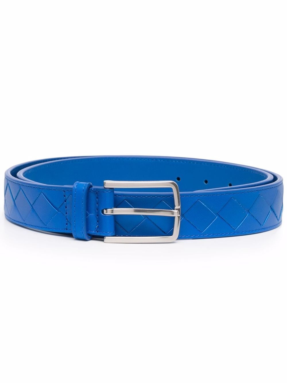 Intrecciato leather belt - 1