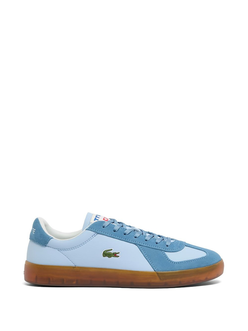 suede panelled sneakers 1