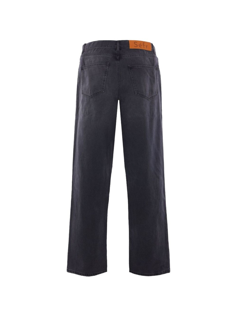 Séfr button-fastening five-pocket jeans outlook