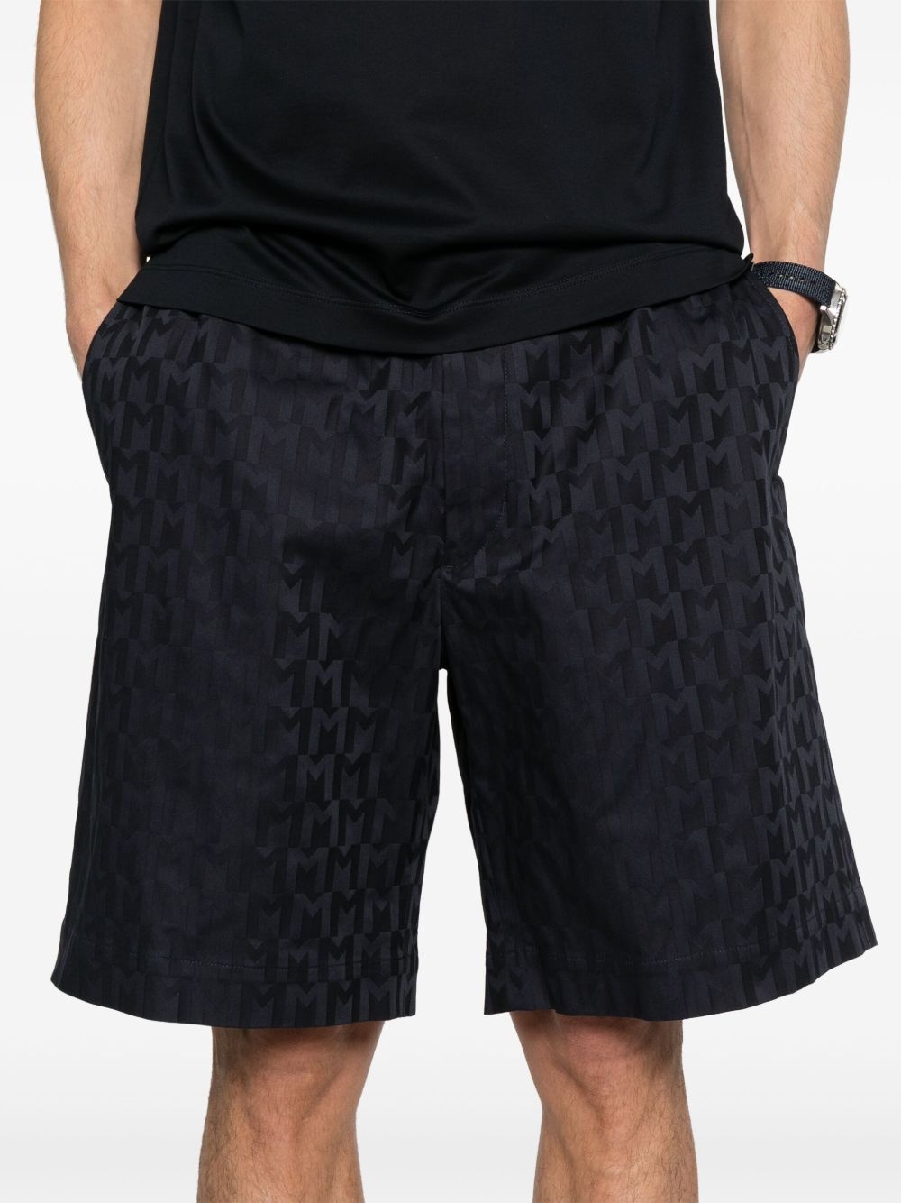 monogram-jacquard shorts - 5