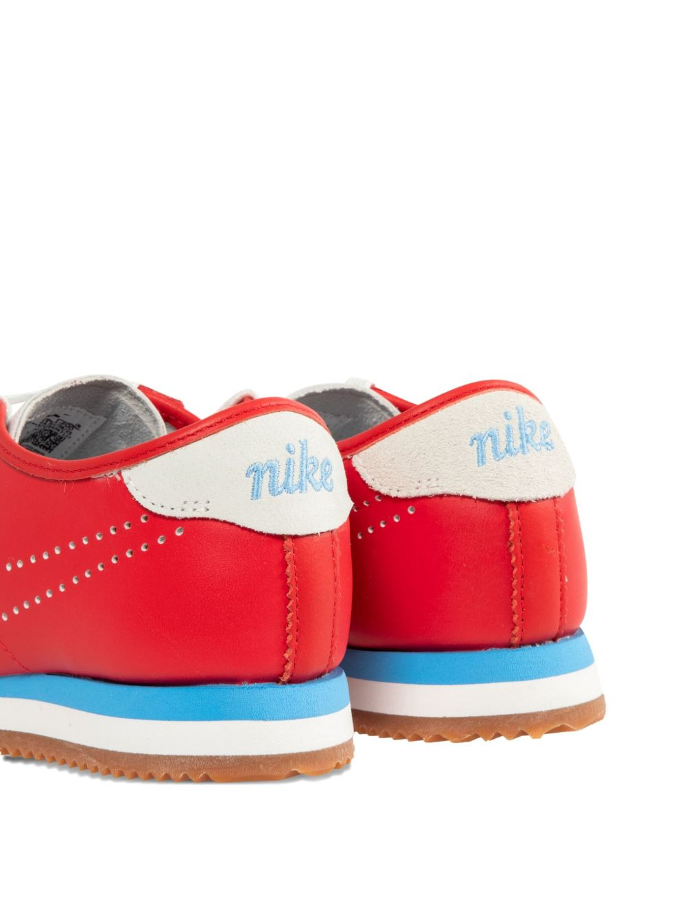 Cortez leather perforated sneakers - 4