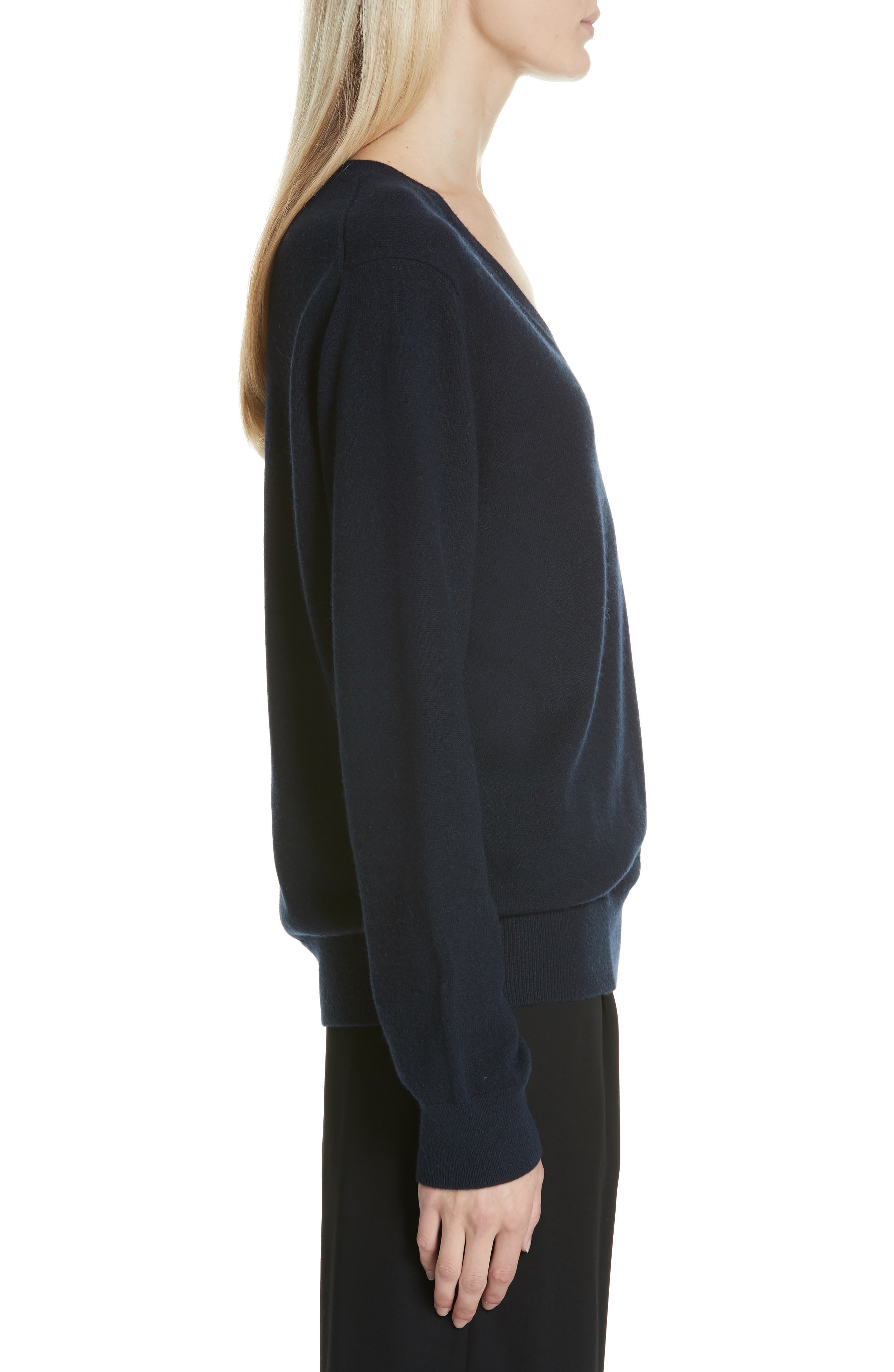Vince Weekend V-Neck Cashmere Sweater in Coastal at Nordstrom - 3