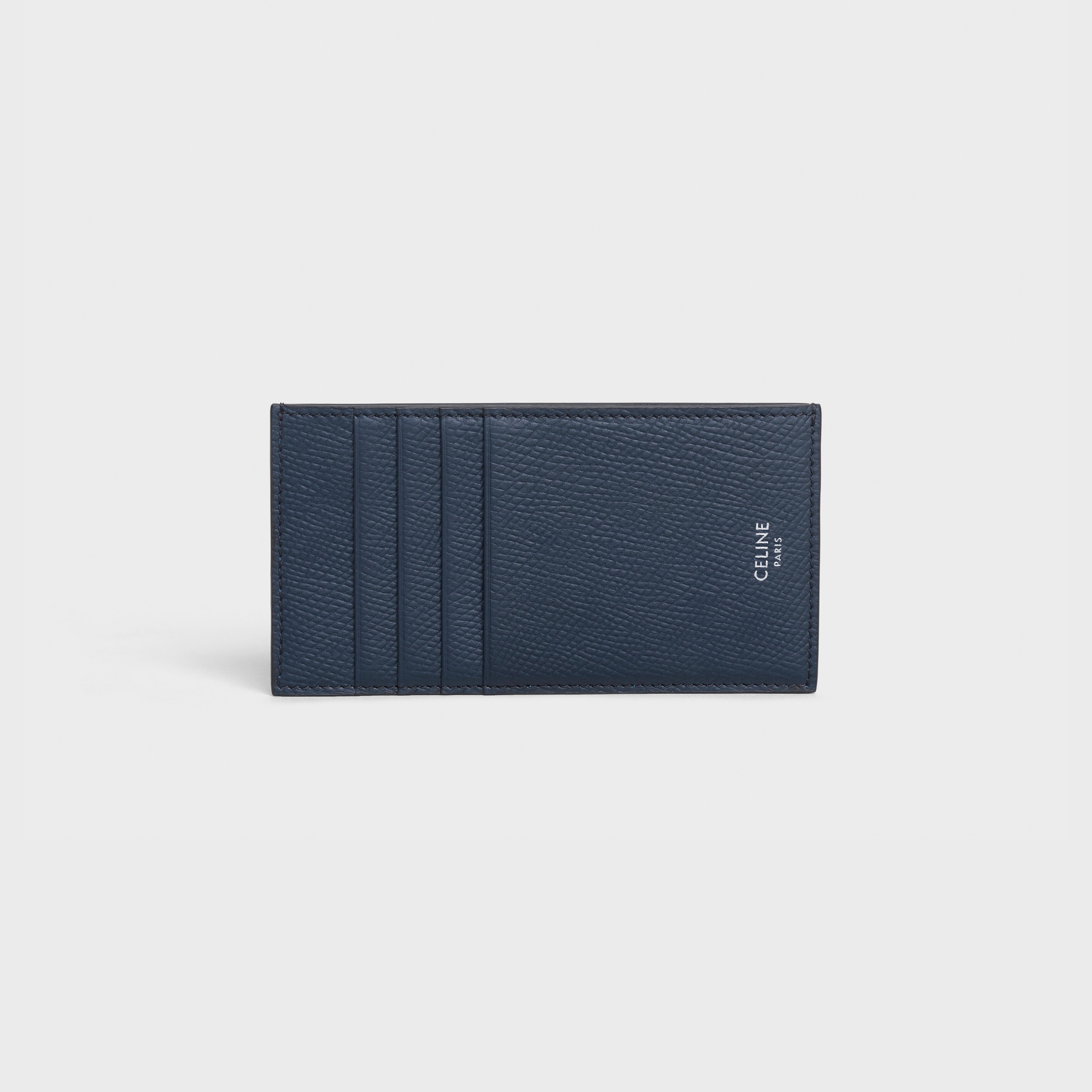 COMPACT CARD HOLDER  IN  GRAINED CALFSKIN - 1