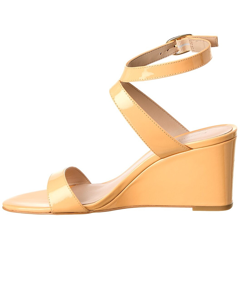Stuart Weitzman Stuart Weitzman Ave Strap 75 Patent Wedge Sandal outlook