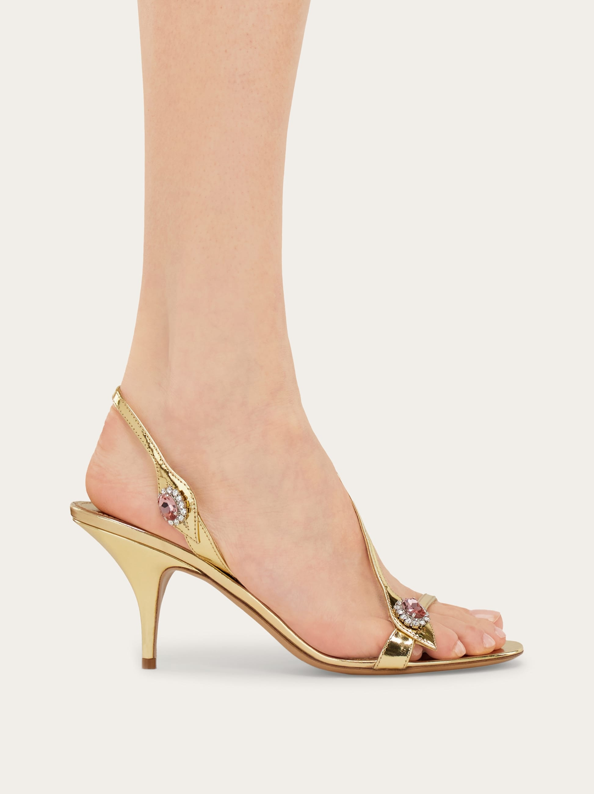 Crystal embellished sandal - 4