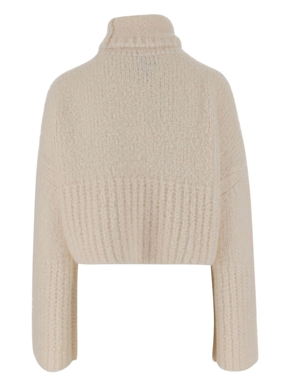 ribbed turtleneck sweater - 2