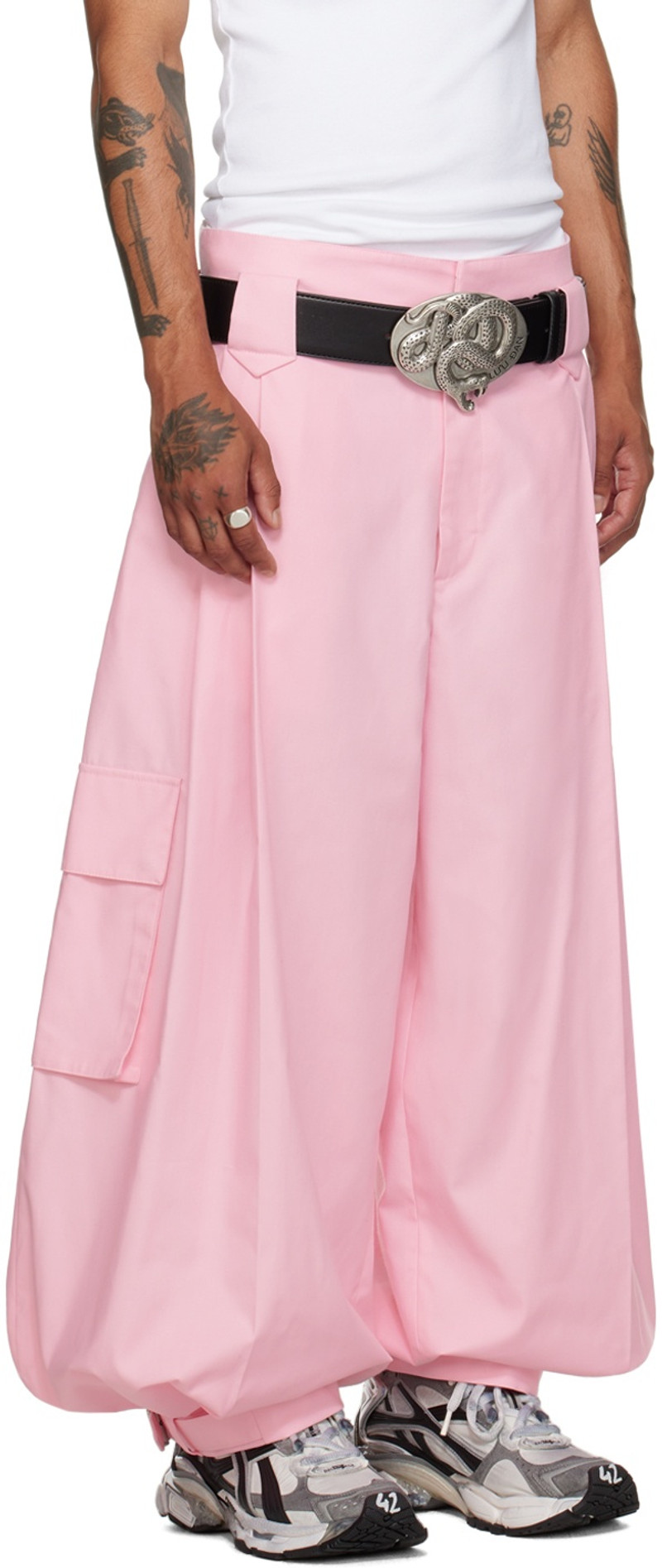 LU'U DAN Pink Tobi Cargo Pants outlook