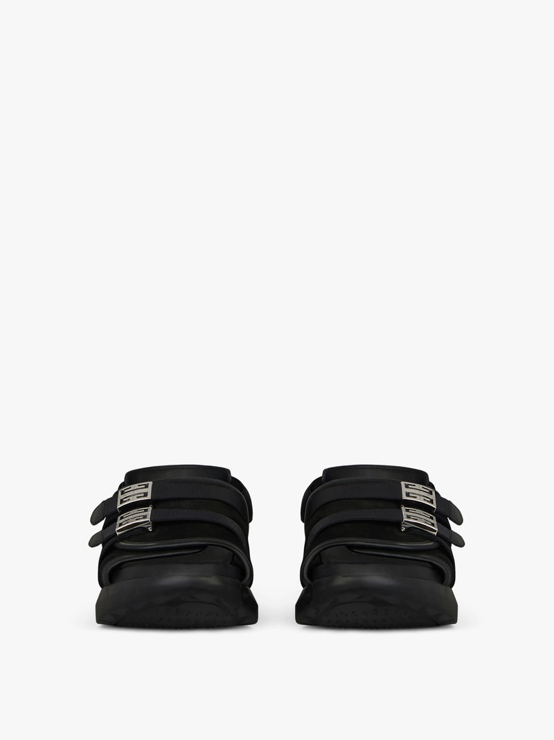 Givenchy MARSHMALLOW BRIDLE SANDALS IN SUEDE AND LEATHER outlook