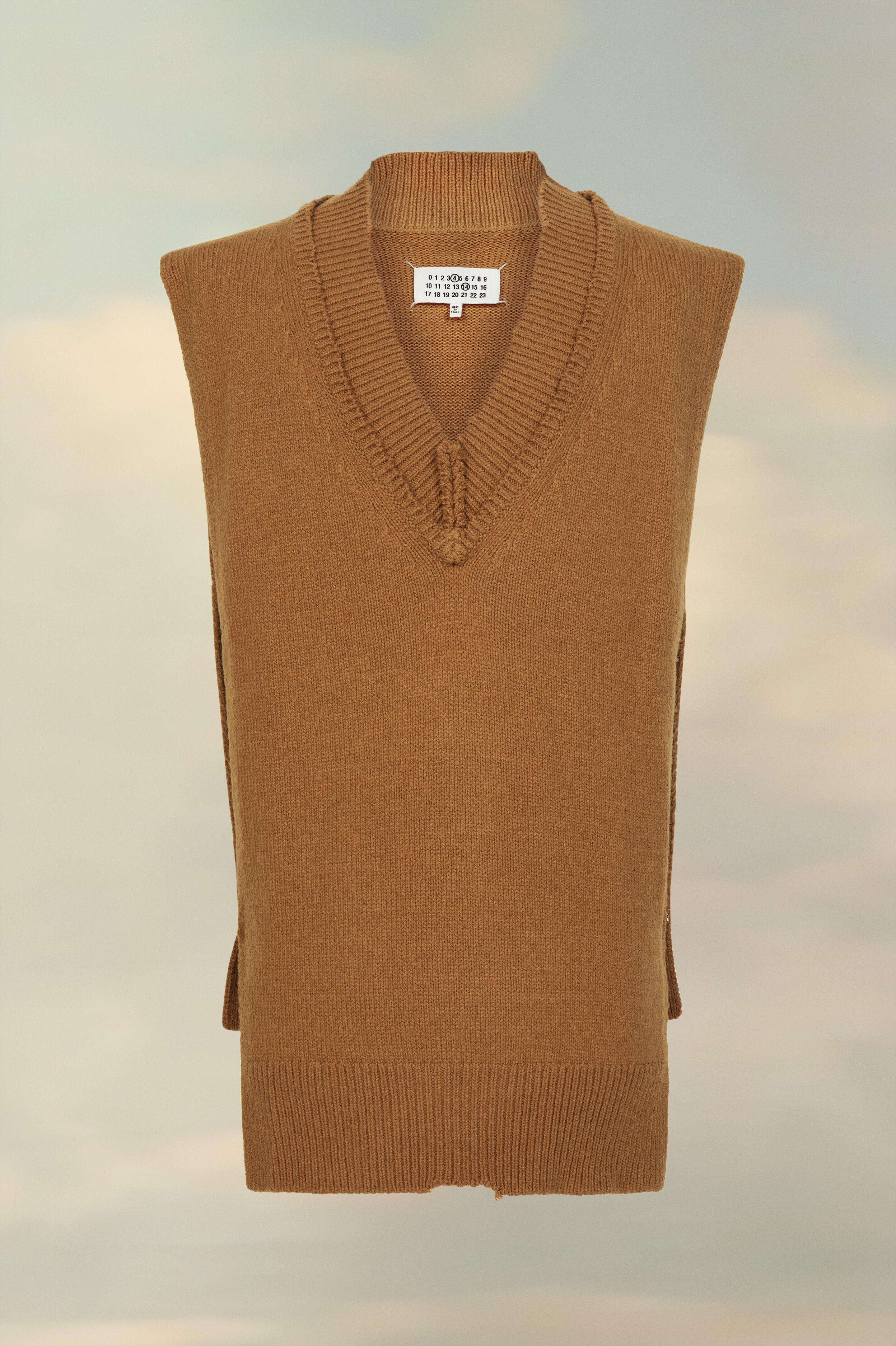 Layered Knit Vest - 1