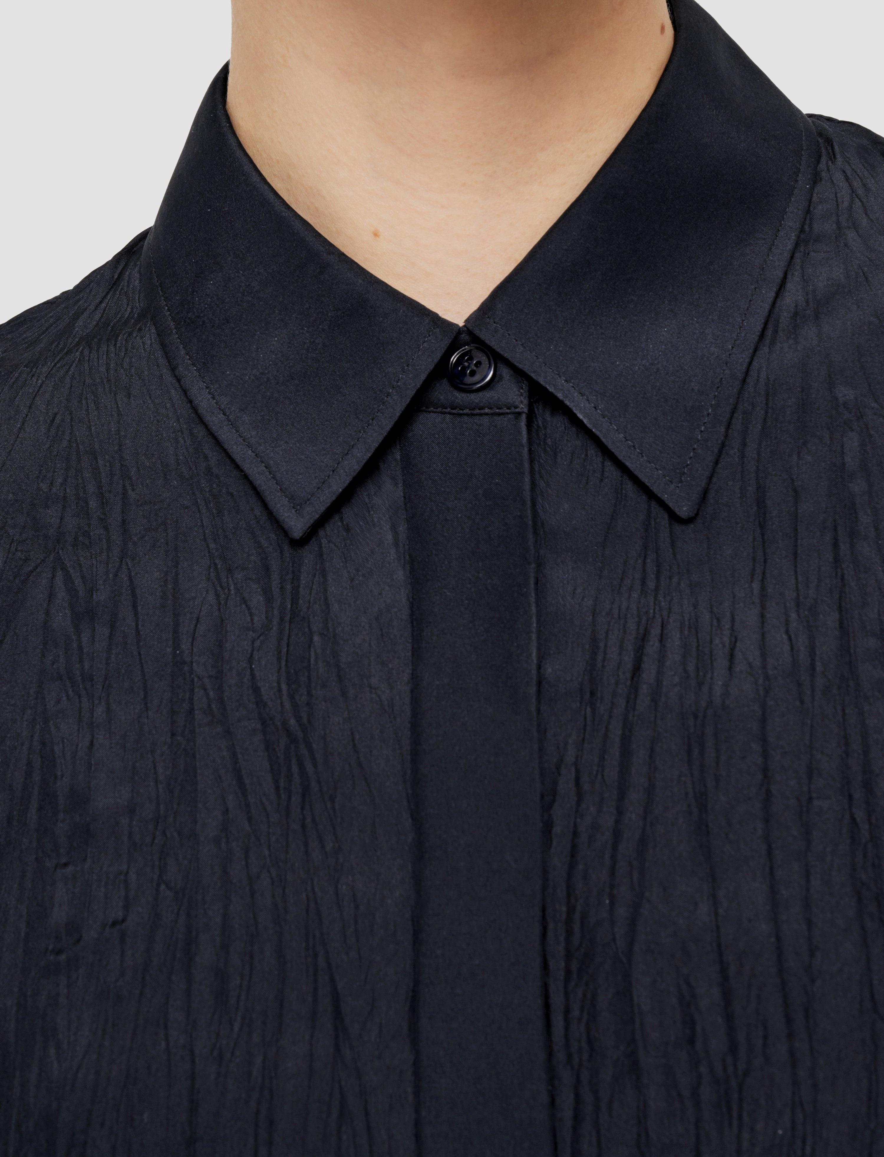 Bold Habotai Silk Blouse - 6