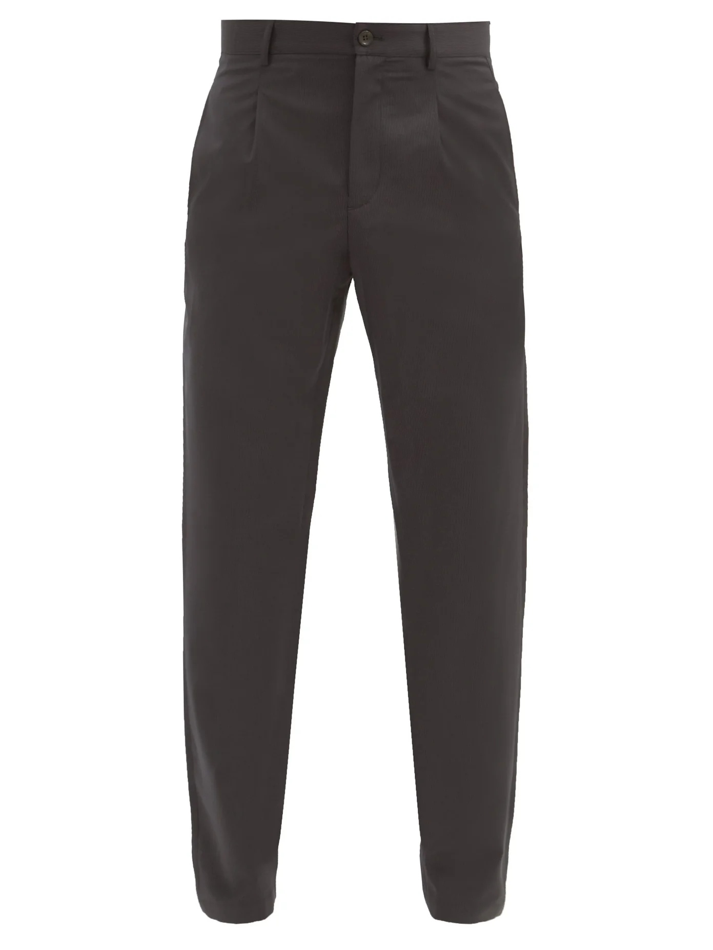 Dorian pinstriped-wool trousers - 1