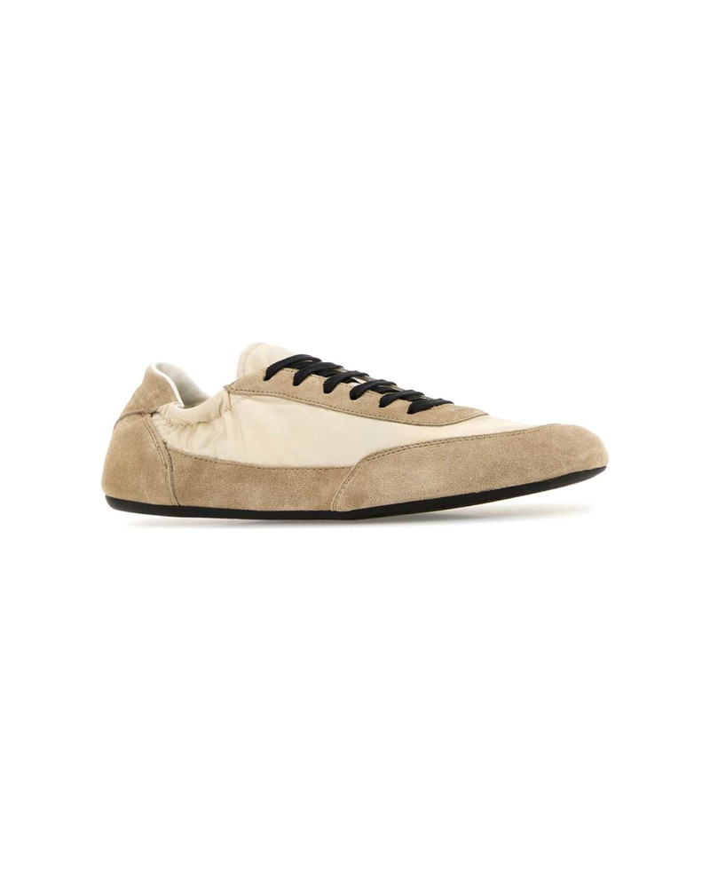 Prada Two-tone Re-nylon And Suede Collapse Sneakers outlook