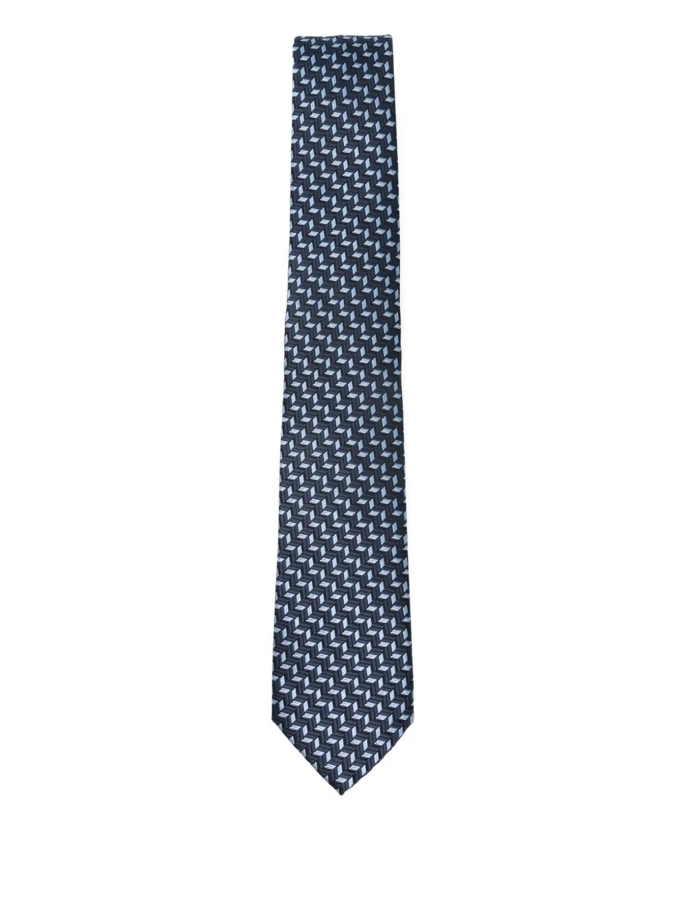 geometric-pattern tie - 1