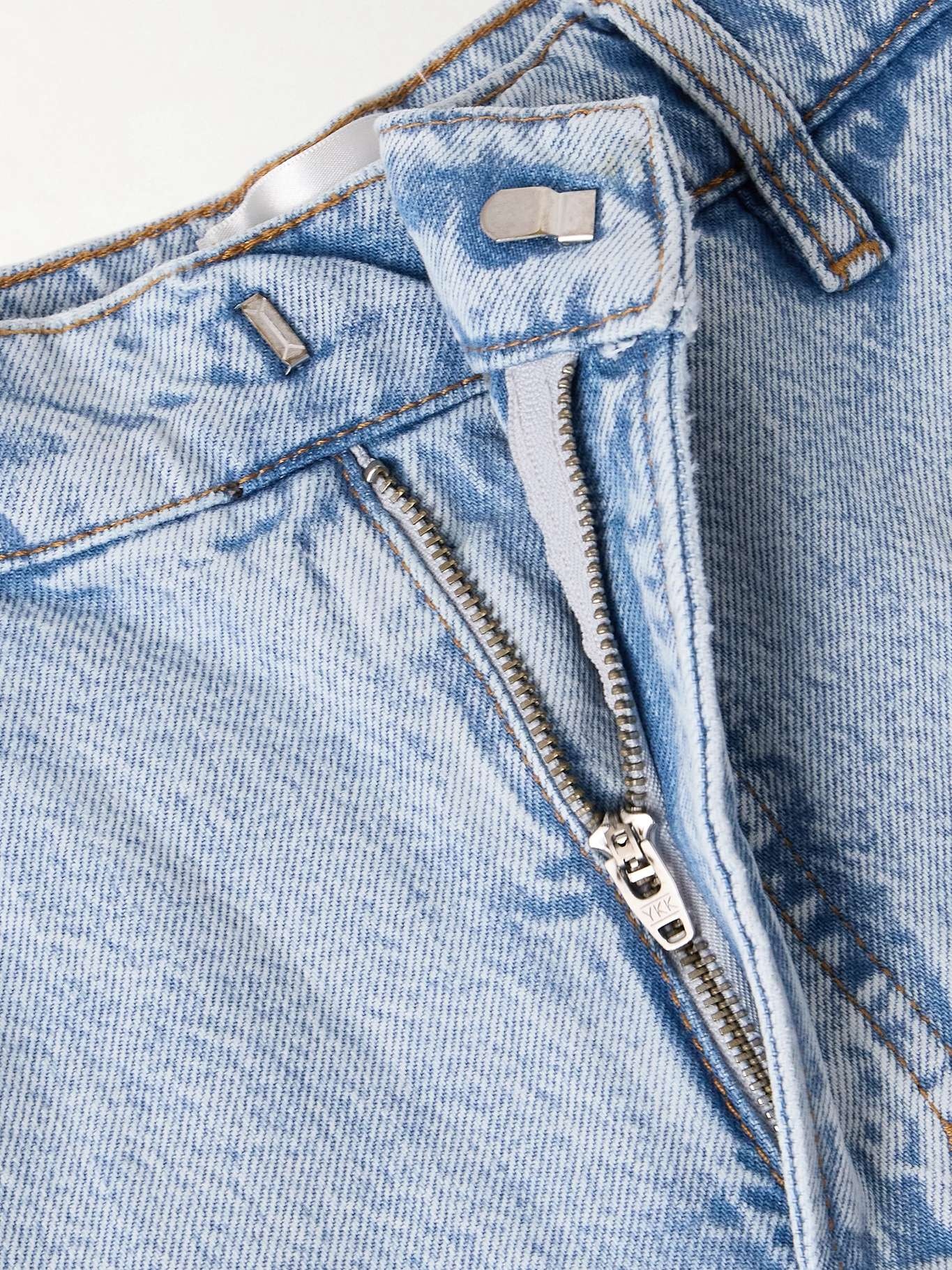 The Wide Trouser high-rise wide-leg organic jeans Light denim - 5