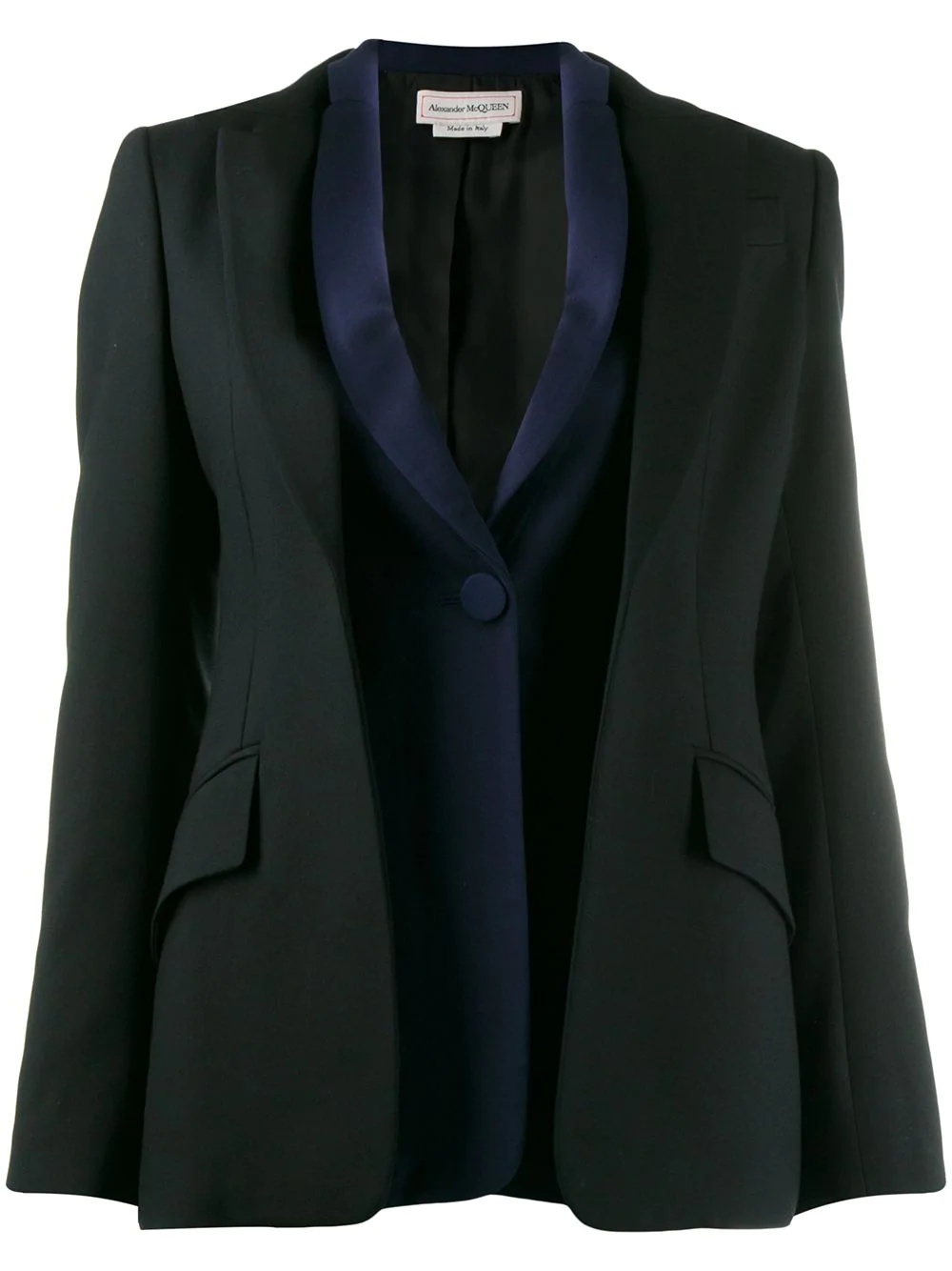 double placket blazer - 1