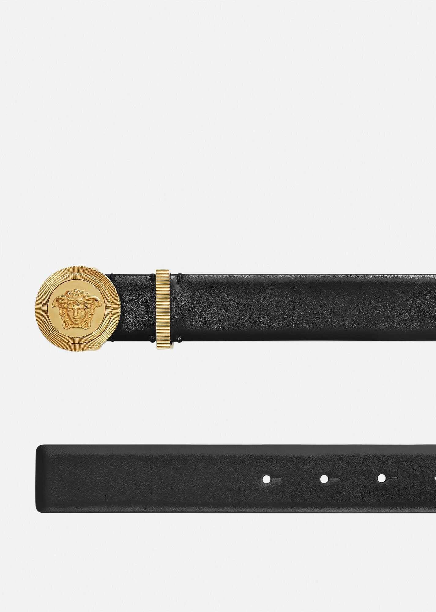 Medusa Biggie Leather Belt 3 cm - 2