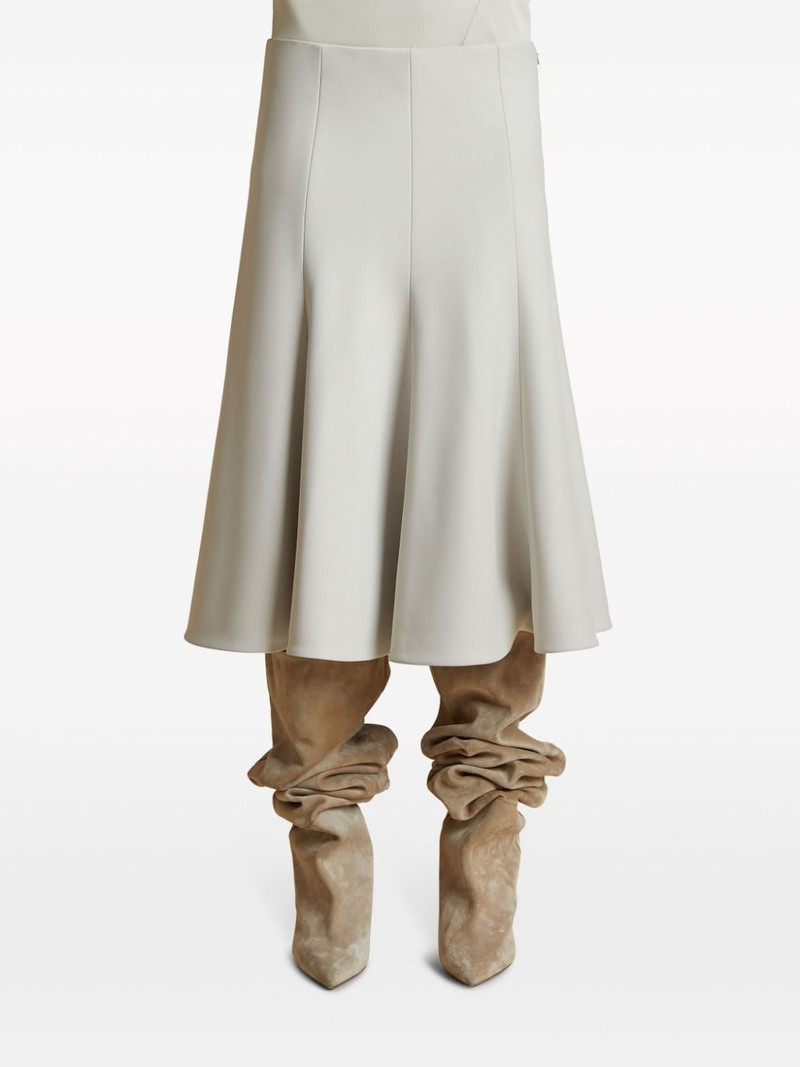 The Lennox flared crepe skirt 3