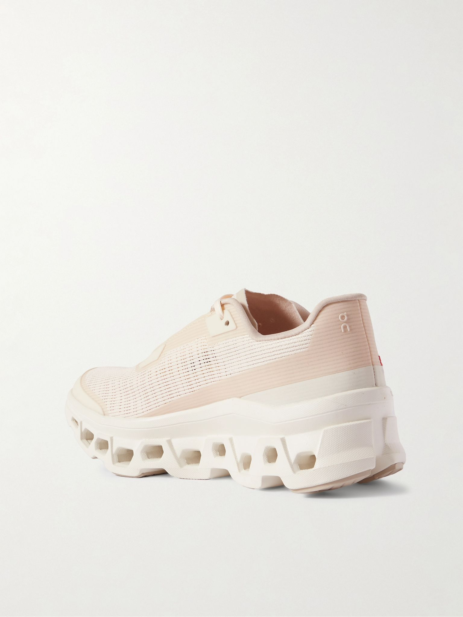 Cloudmonster Void rubber-trimmed mesh sneakers Cream - 3