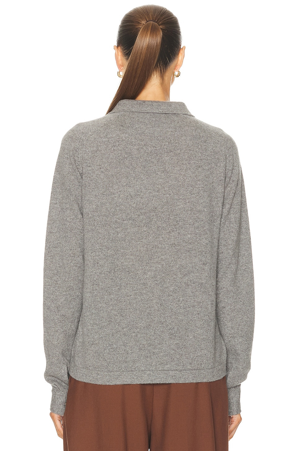 Raglan Sleeve Cashmere Cardigan - 3