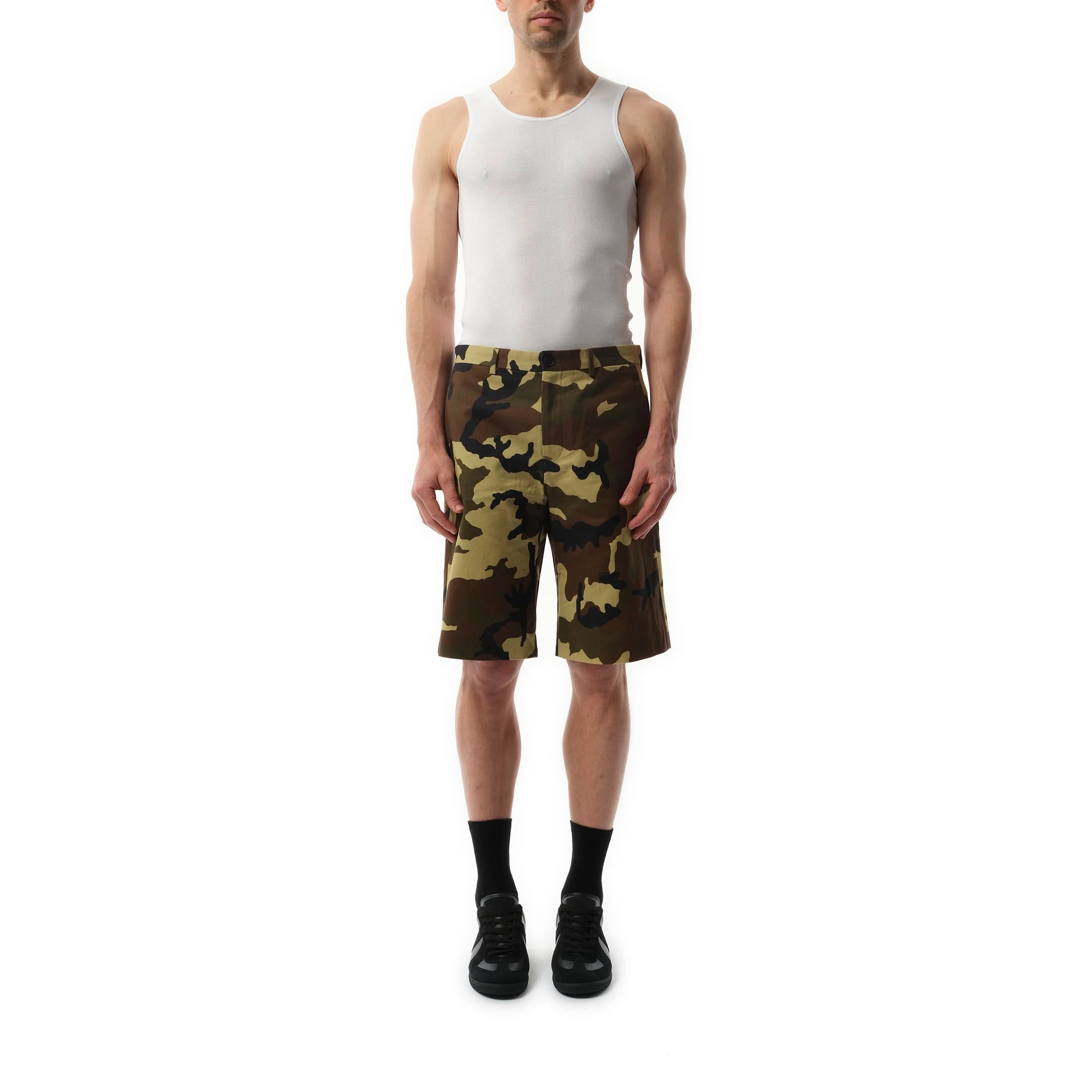 Camo Bermuda in Khaki - 4