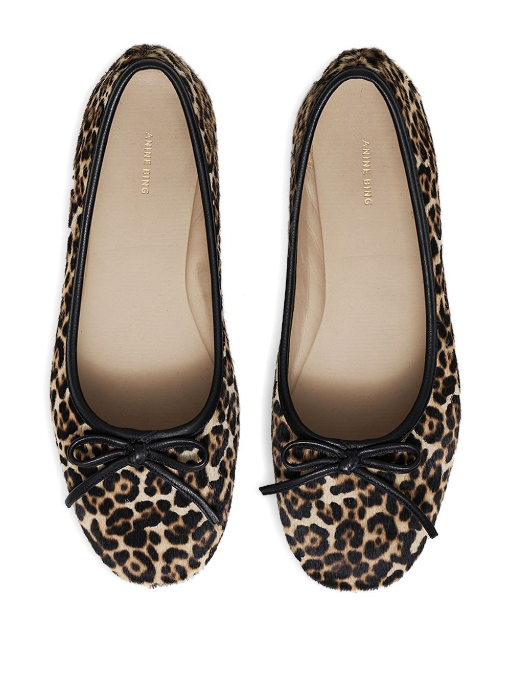Jamie leopard-patterm flats - 3