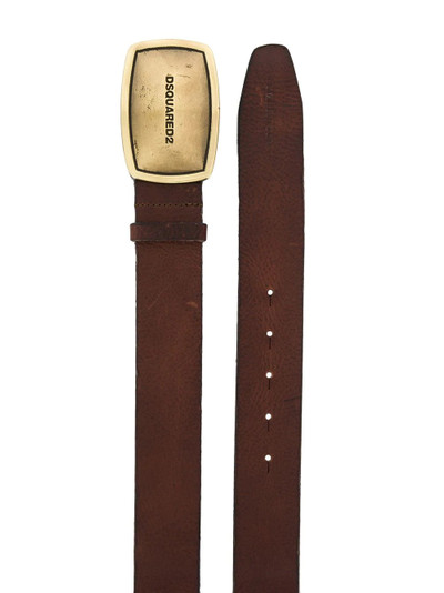 DSQUARED2 logo buckle belt outlook