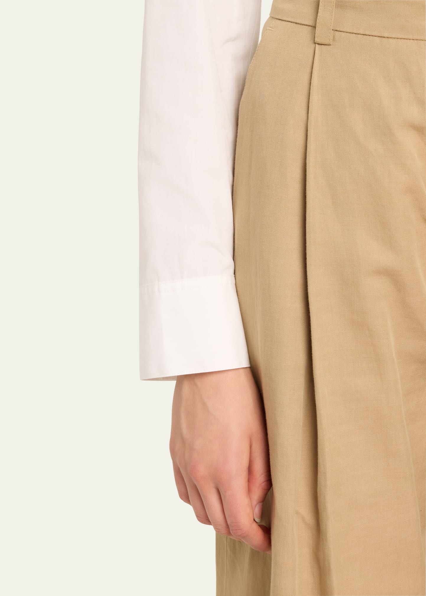 High-Waist Tailored Wide-Leg Pants - 5